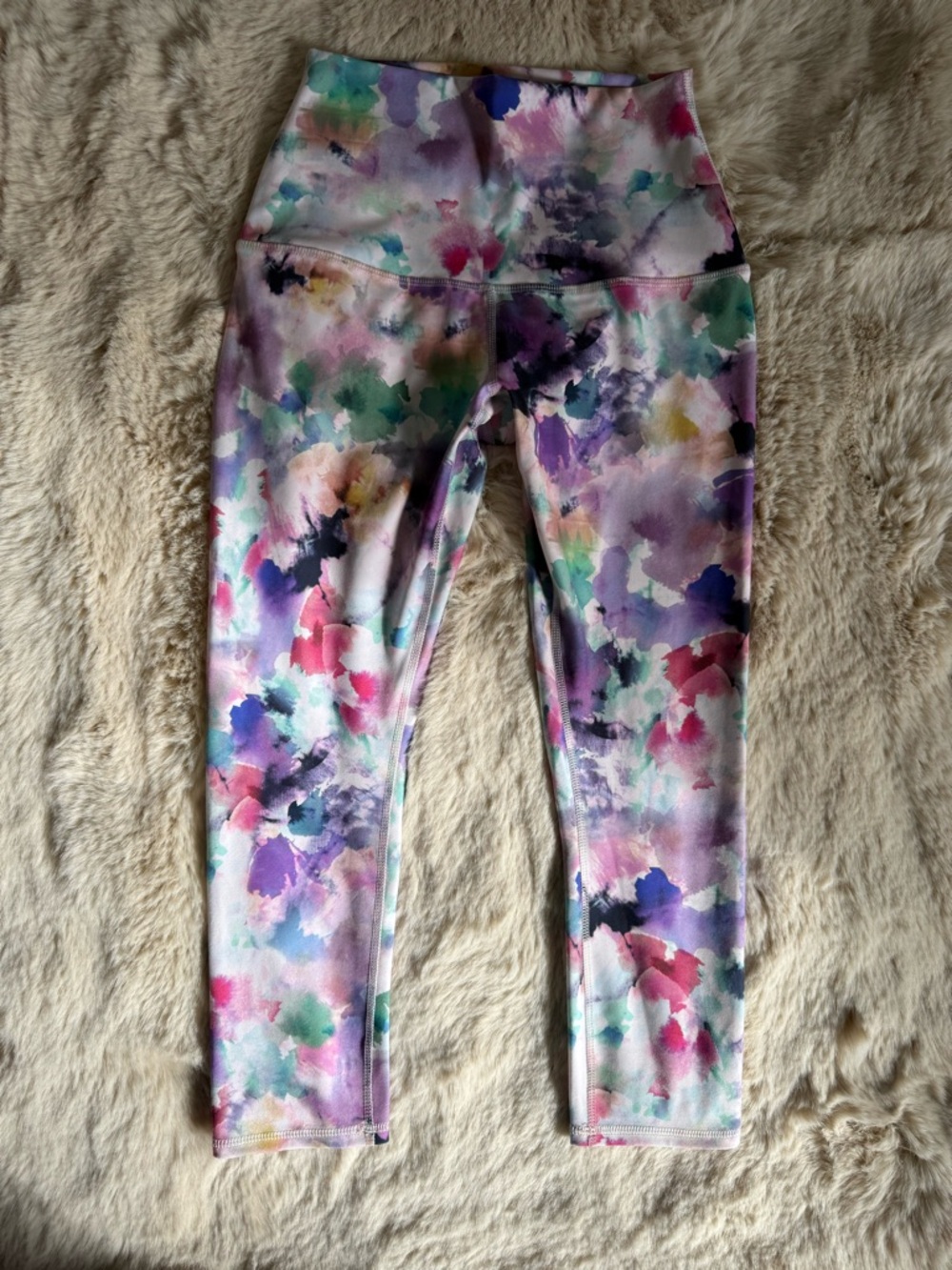 RBX Active Womens Small Leggings Multicolor High Waist Cropped Yoga Pants